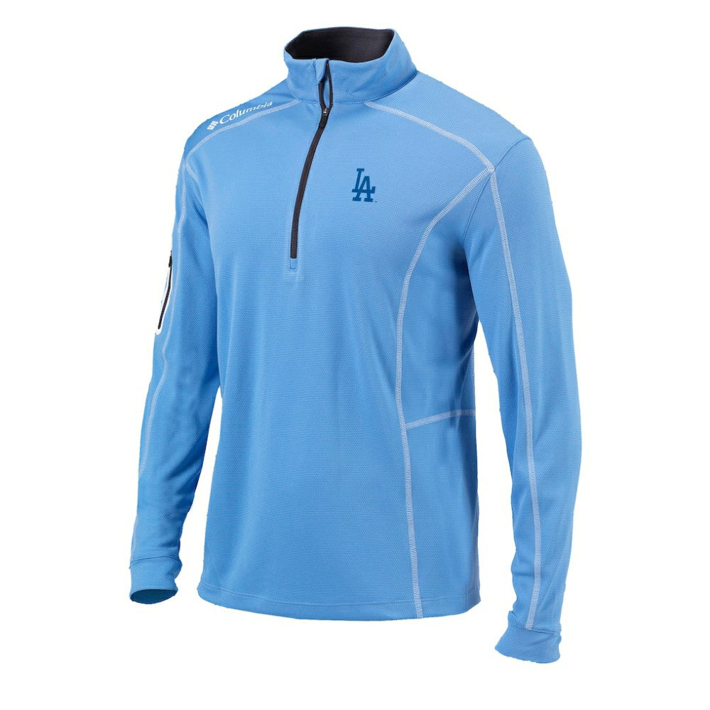 Los Angeles Dodgers Columbia Cooperstown Collection Omni-Wick Shotgun Quarter-Zip Top | MLB Shop
