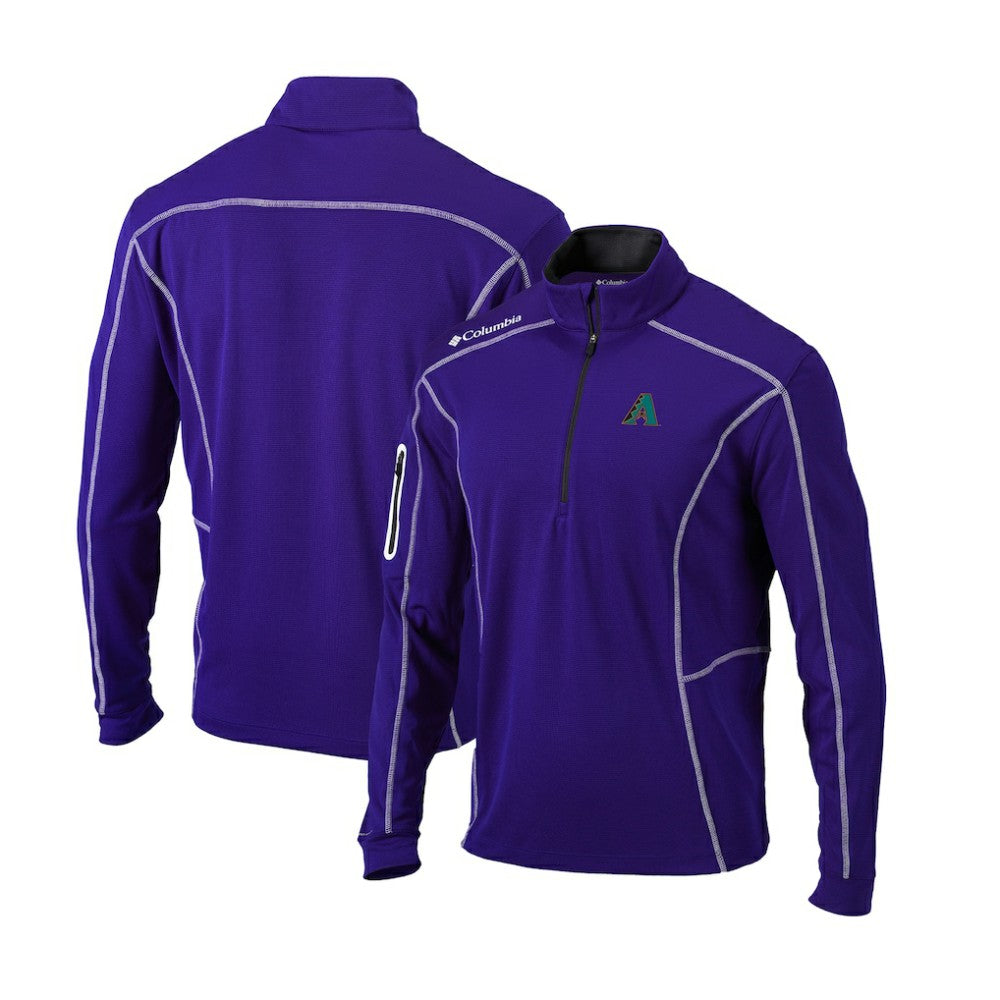 Arizona Diamondbacks Columbia Cooperstown Collection Omni-Wick Shotgun Quarter-Zip Top | MLB On Sale