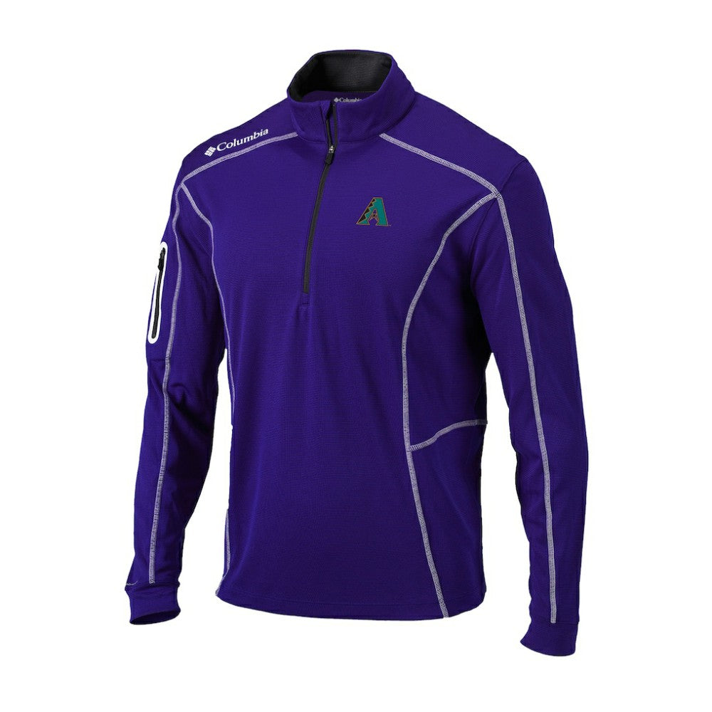 Arizona Diamondbacks Columbia Cooperstown Collection Omni-Wick Shotgun Quarter-Zip Top | MLB On Sale