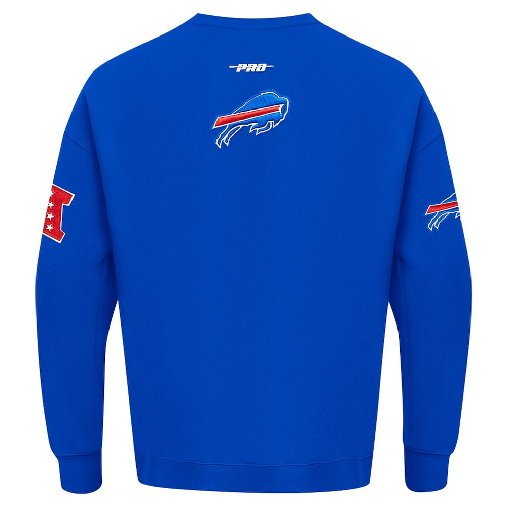 Buffalo Bills  Pro Standard Turn It Up Drop Shoulder Pullover Sweatshirt