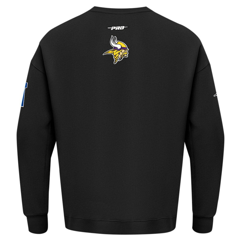 Minnesota Vikings  Pro Standard Turn It Up Drop Shoulder Pullover Sweatshirt