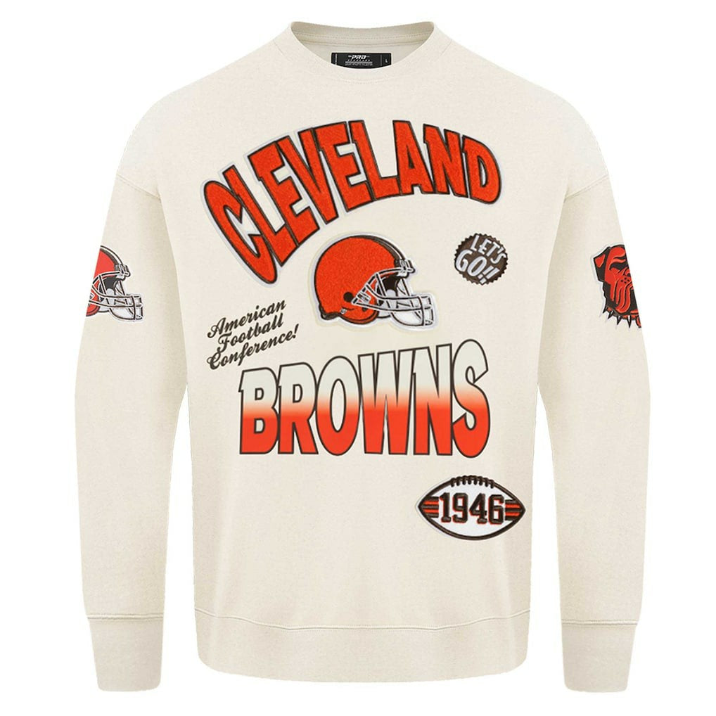 Cleveland Browns  Pro Standard Turn It Up Pullover Sweatshirt