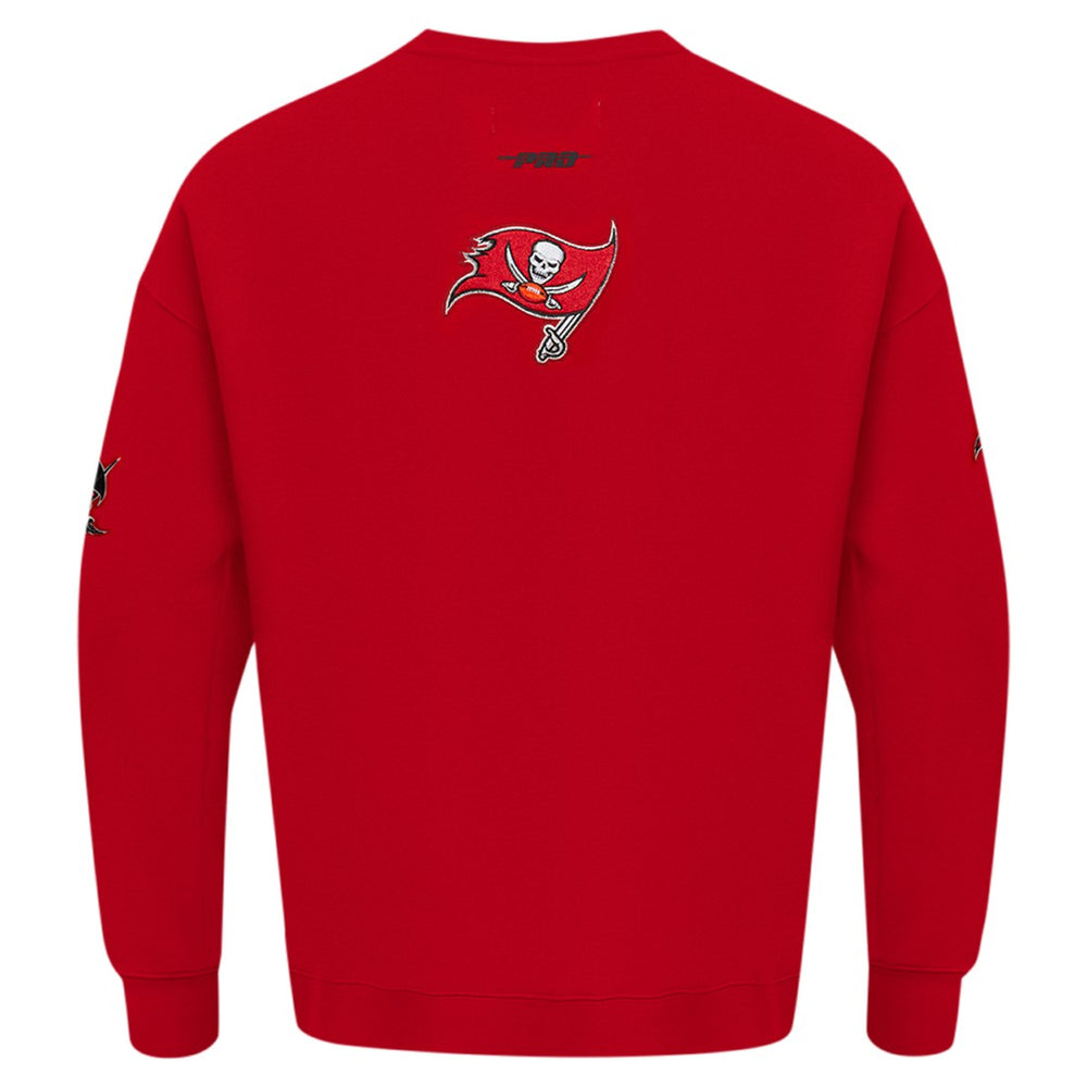 Tampa Bay Buccaneers  Pro Standard Turn It Up Drop Shoulder Pullover Sweatshirt