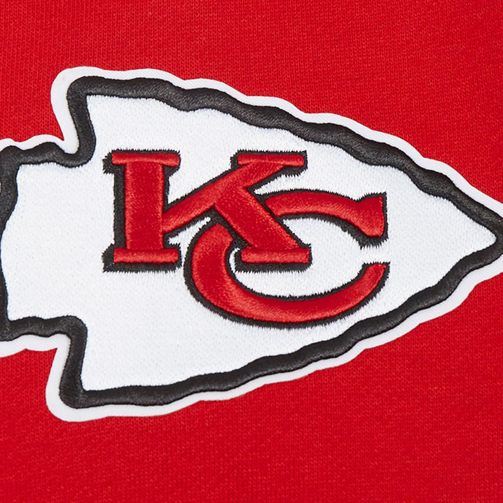 Kansas City Chiefs  Pro Standard Turn It Up Drop Shoulder Pullover Sweatshirt