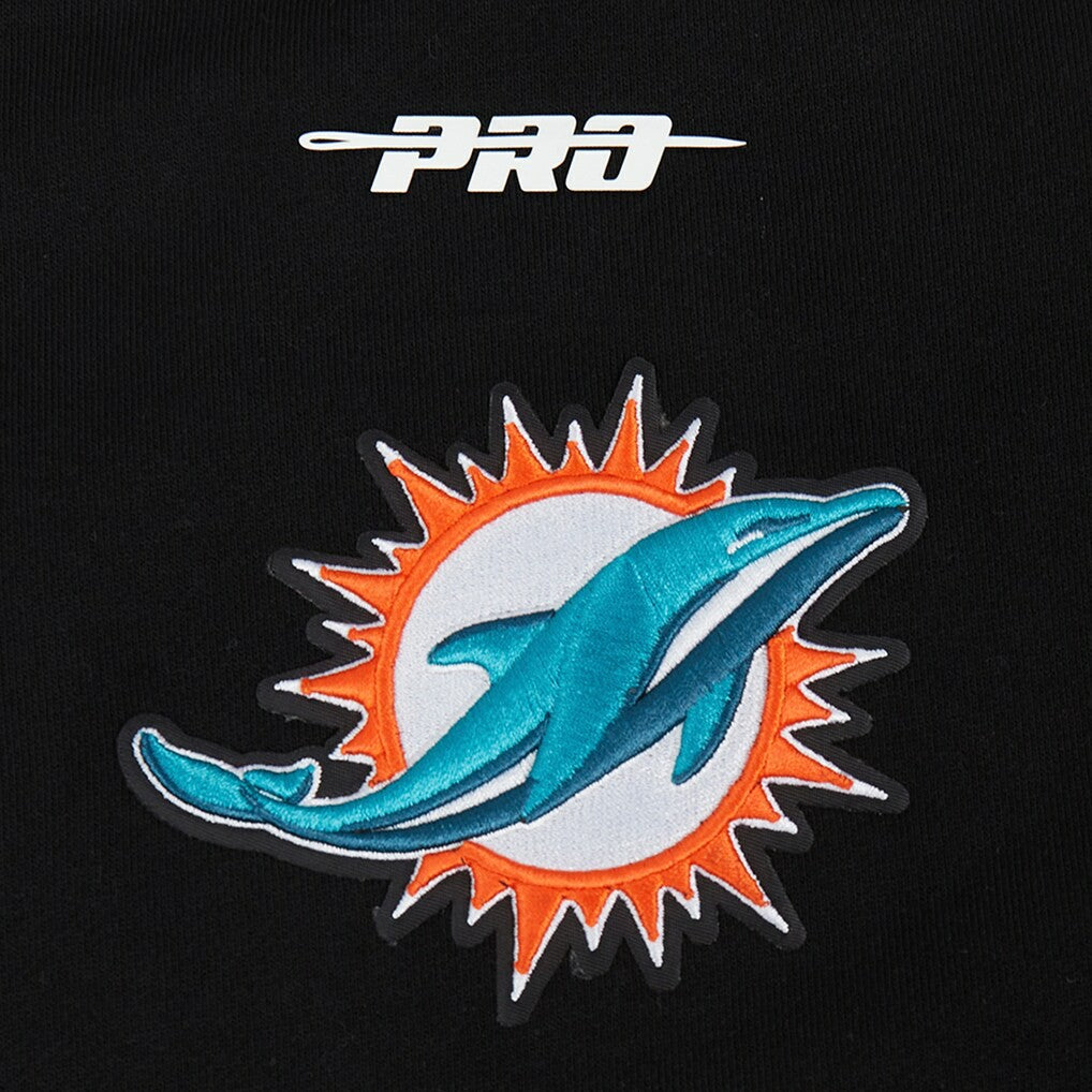 Miami Dolphins  Pro Standard Turn It Up Drop Shoulder Pullover Sweatshirt