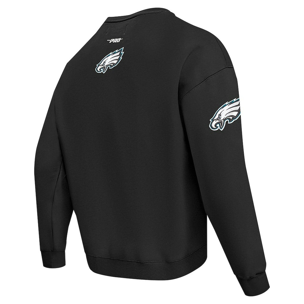 Philadelphia Eagles  Pro Standard Turn It Up Drop Shoulder Pullover Sweatshirt