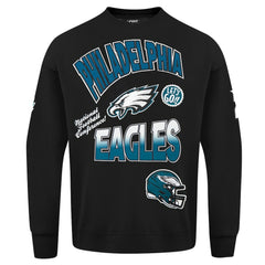 Philadelphia Eagles  Pro Standard Turn It Up Drop Shoulder Pullover Sweatshirt