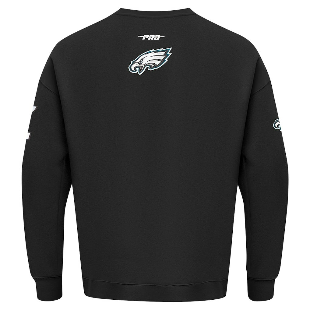 Philadelphia Eagles  Pro Standard Turn It Up Drop Shoulder Pullover Sweatshirt