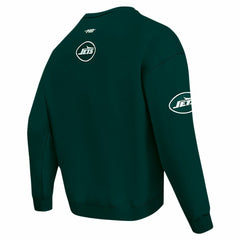 New York Jets  Pro Standard Turn It Up Drop Shoulder Pullover Sweatshirt