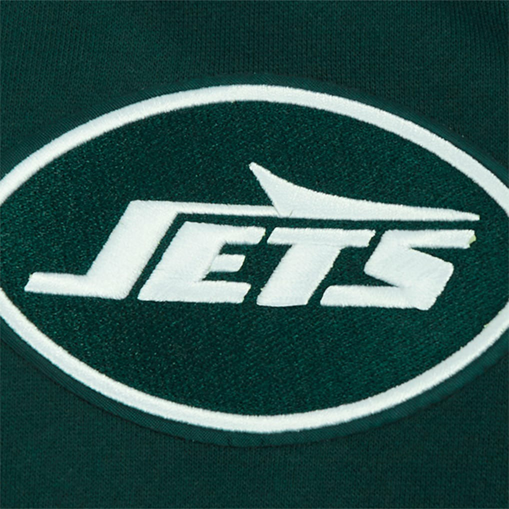 New York Jets  Pro Standard Turn It Up Drop Shoulder Pullover Sweatshirt