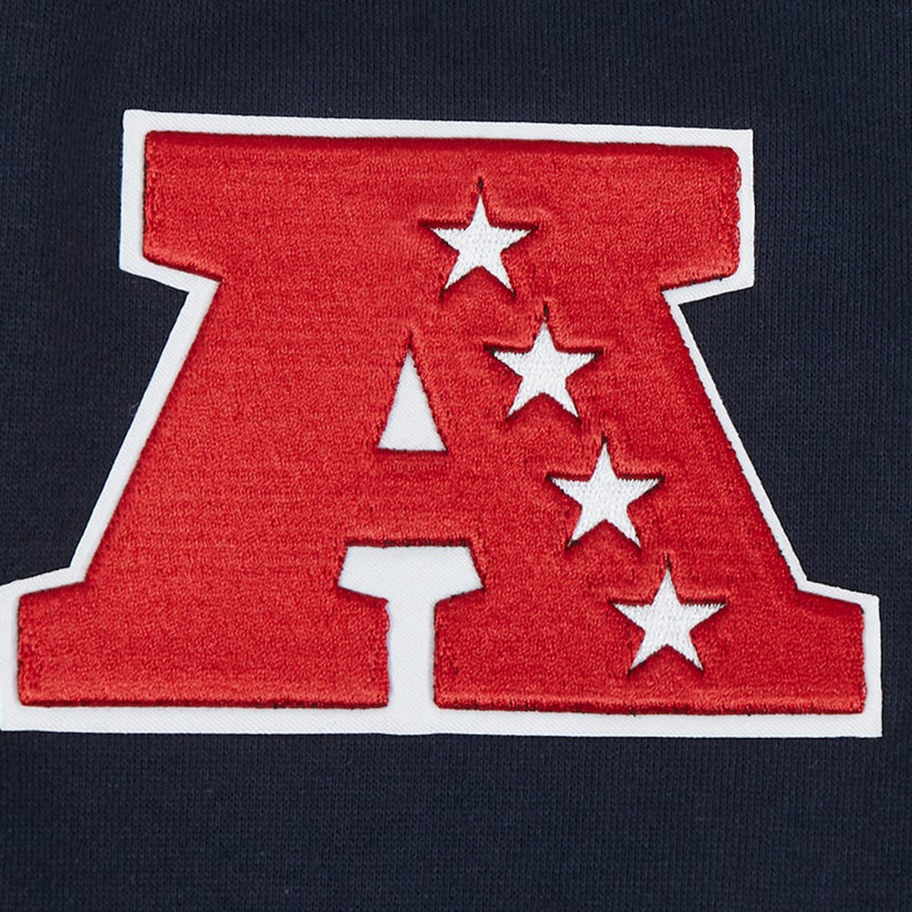 New England Patriots  Pro Standard Turn It Up Drop Shoulder Pullover Sweatshirt