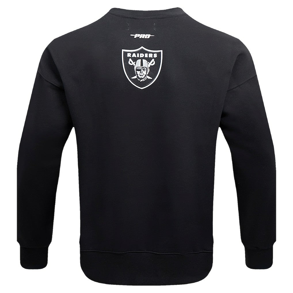 Las Vegas Raiders  Pro Standard Turn It Up Drop Shoulder Pullover Sweatshirt