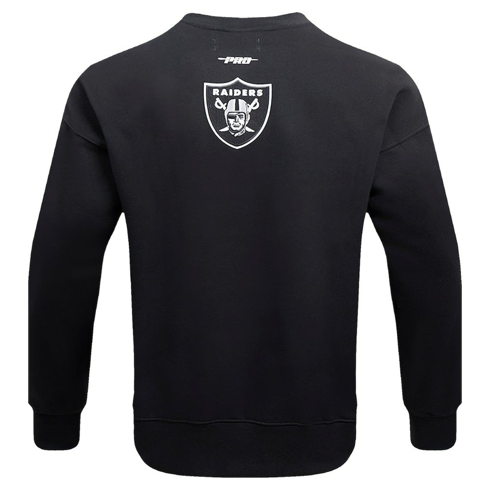 Las Vegas Raiders  Pro Standard Turn It Up Drop Shoulder Pullover Sweatshirt