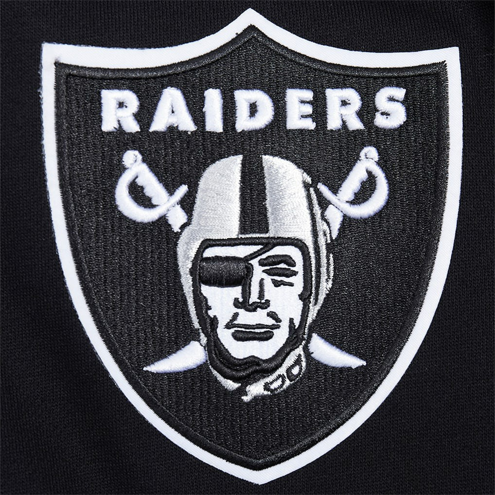 Las Vegas Raiders  Pro Standard Turn It Up Drop Shoulder Pullover Sweatshirt
