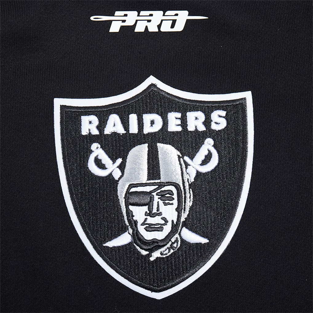 Las Vegas Raiders  Pro Standard Turn It Up Drop Shoulder Pullover Sweatshirt