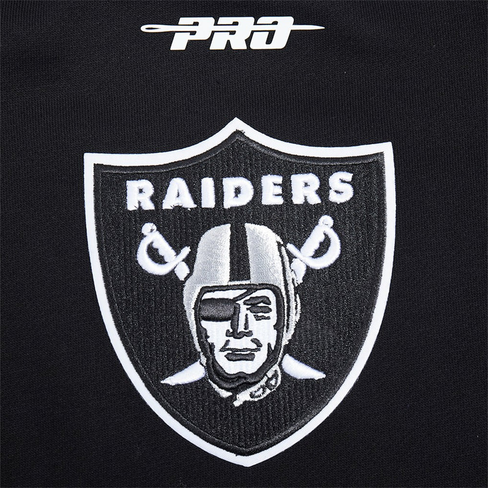 Las Vegas Raiders  Pro Standard Turn It Up Drop Shoulder Pullover Sweatshirt