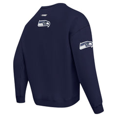 Seattle Seahawks  Pro Standard Turn It Up Drop Shoulder Pullover Sweatshirt