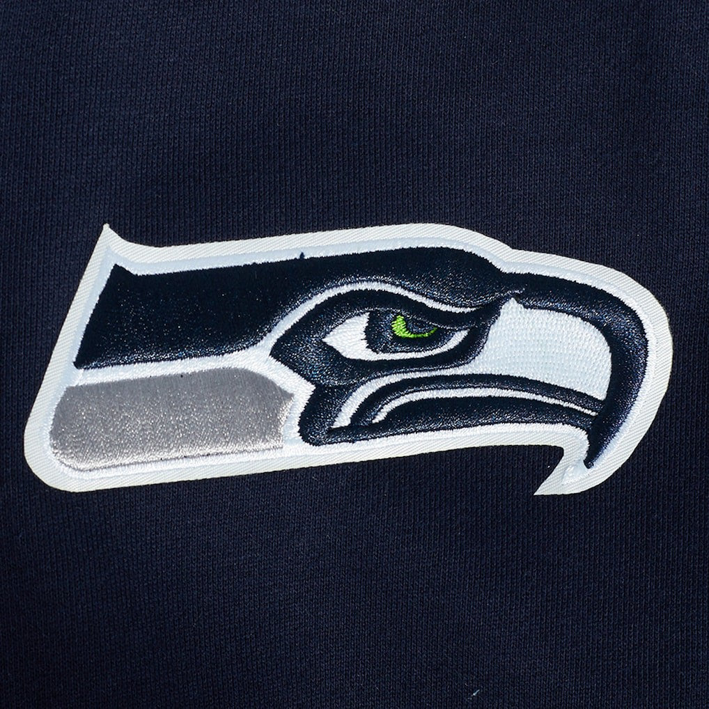 Seattle Seahawks  Pro Standard Turn It Up Drop Shoulder Pullover Sweatshirt