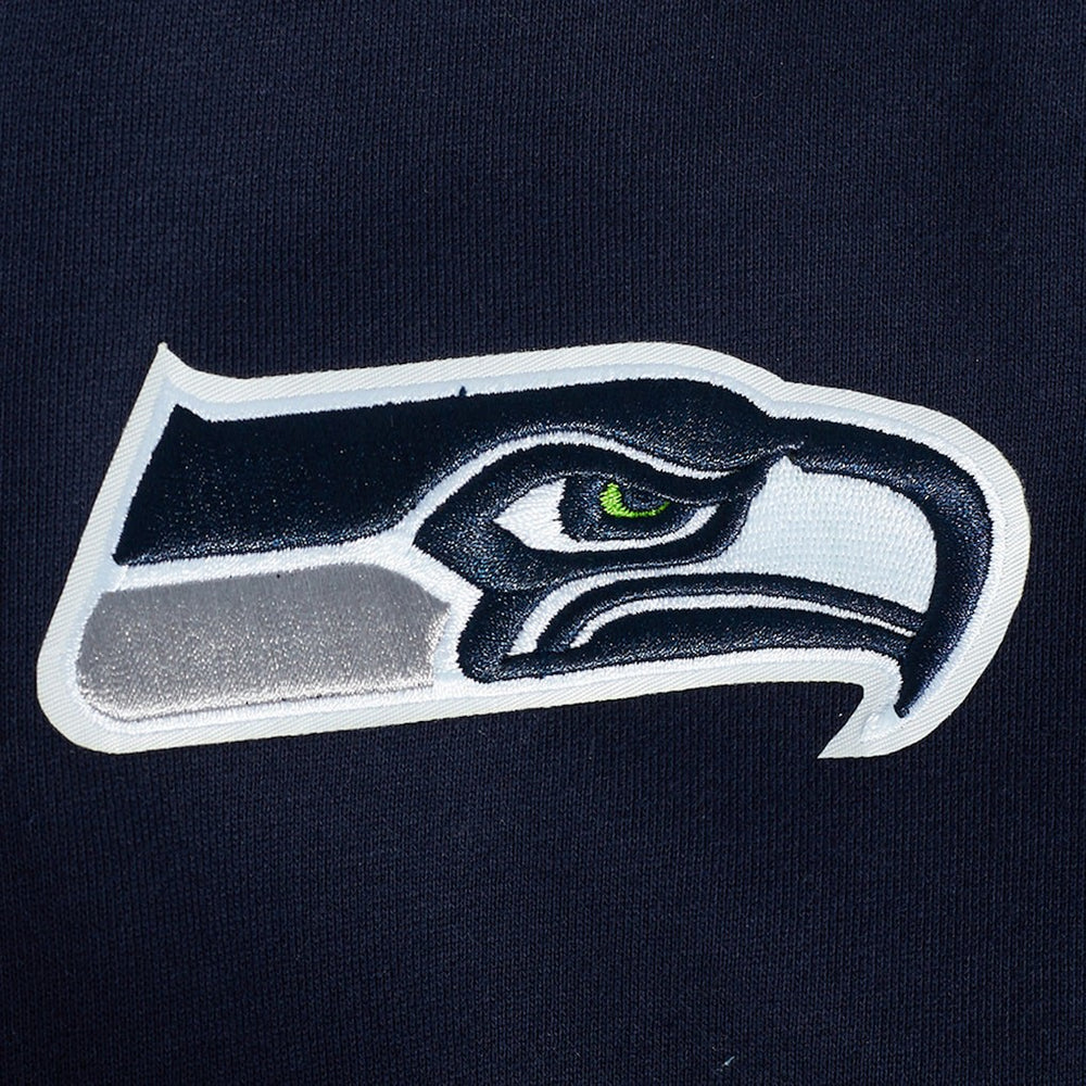 Seattle Seahawks  Pro Standard Turn It Up Drop Shoulder Pullover Sweatshirt