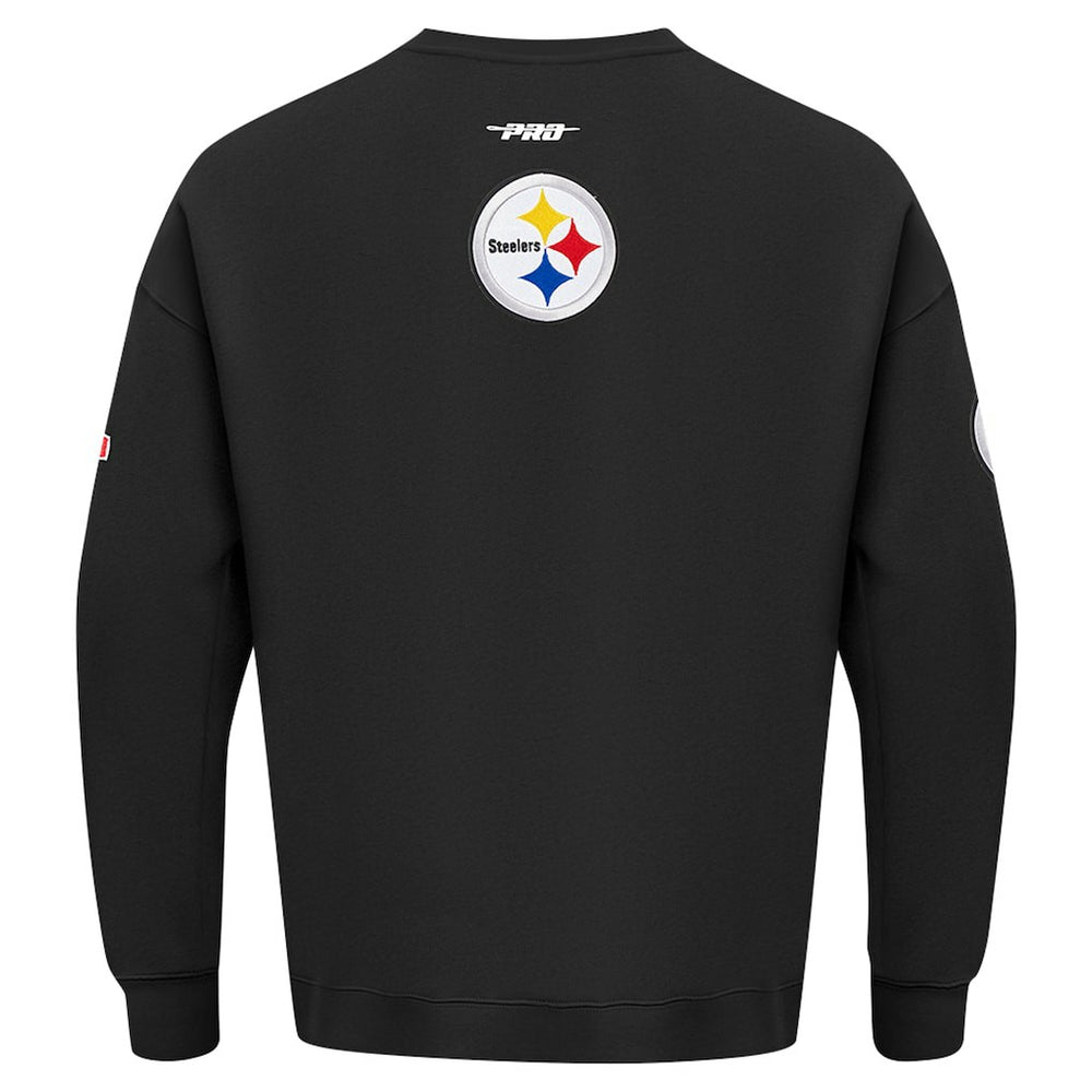 Pittsburgh Steelers  Pro Standard Turn It Up Drop Shoulder Pullover Sweatshirt