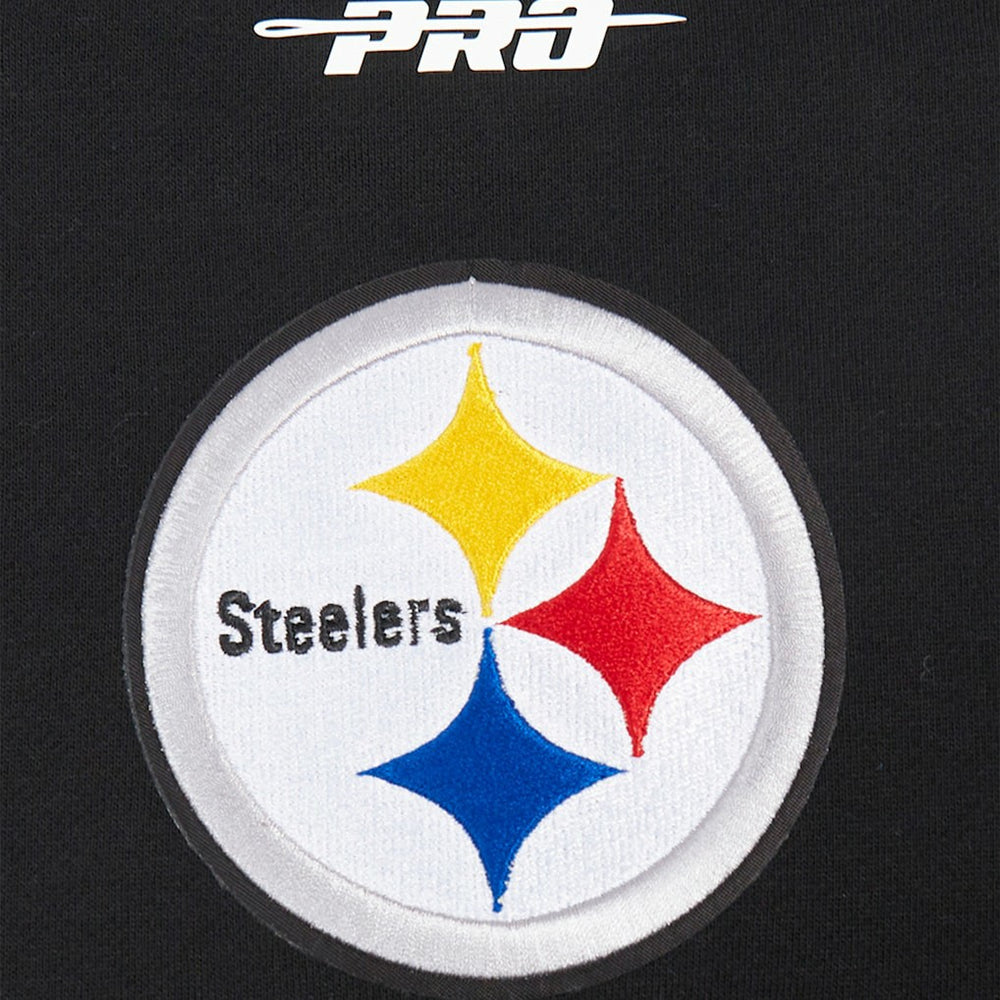Pittsburgh Steelers  Pro Standard Turn It Up Drop Shoulder Pullover Sweatshirt