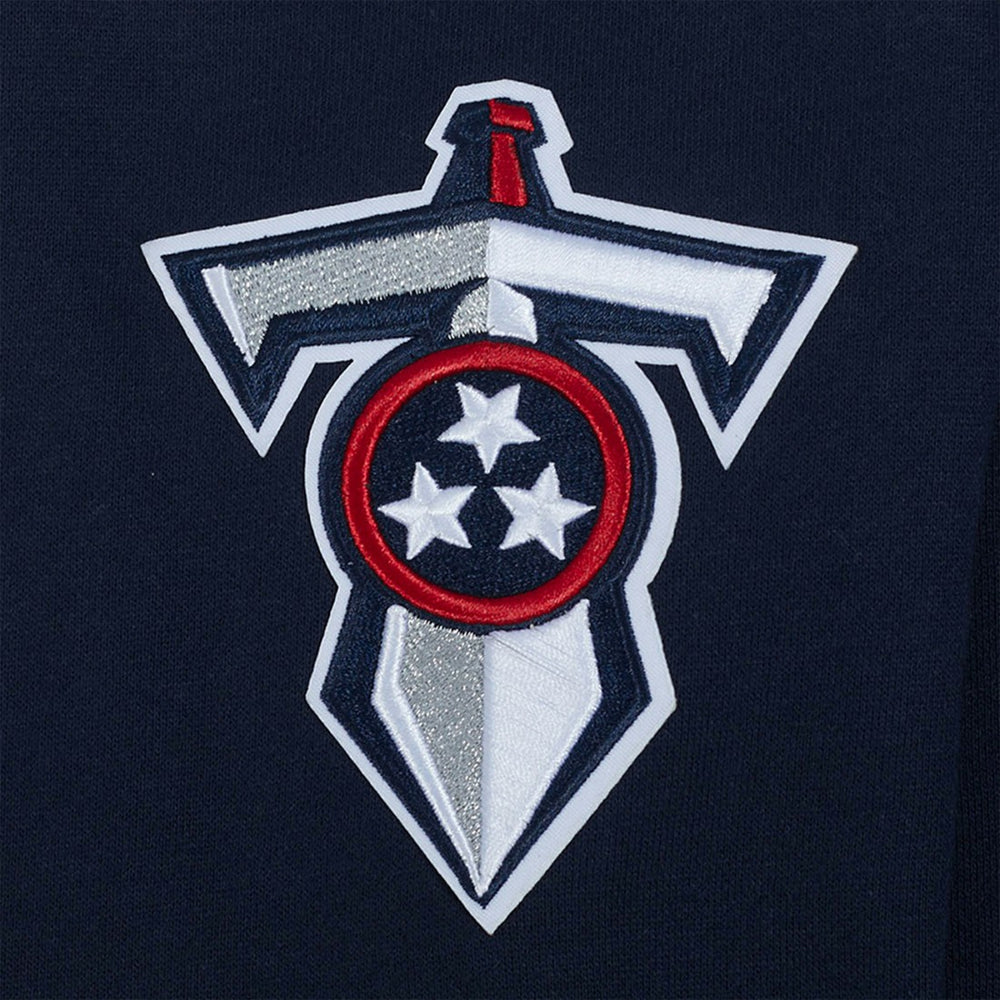 Tennessee Titans  Pro Standard Turn It Up Drop Shoulder Pullover Sweatshirt