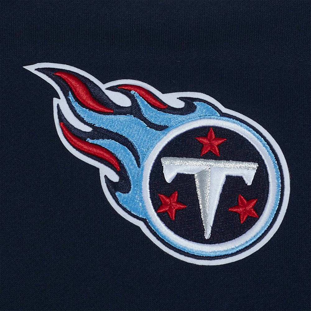 Tennessee Titans  Pro Standard Turn It Up Drop Shoulder Pullover Sweatshirt