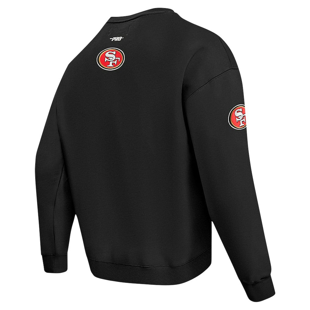 San Francisco 49ers  Pro Standard Turn It Up Drop Shoulder Pullover Sweatshirt