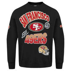 San Francisco 49ers  Pro Standard Turn It Up Drop Shoulder Pullover Sweatshirt