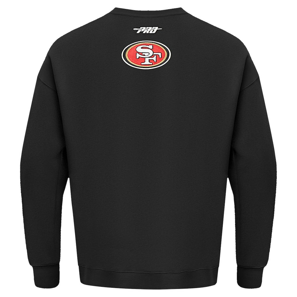San Francisco 49ers  Pro Standard Turn It Up Drop Shoulder Pullover Sweatshirt