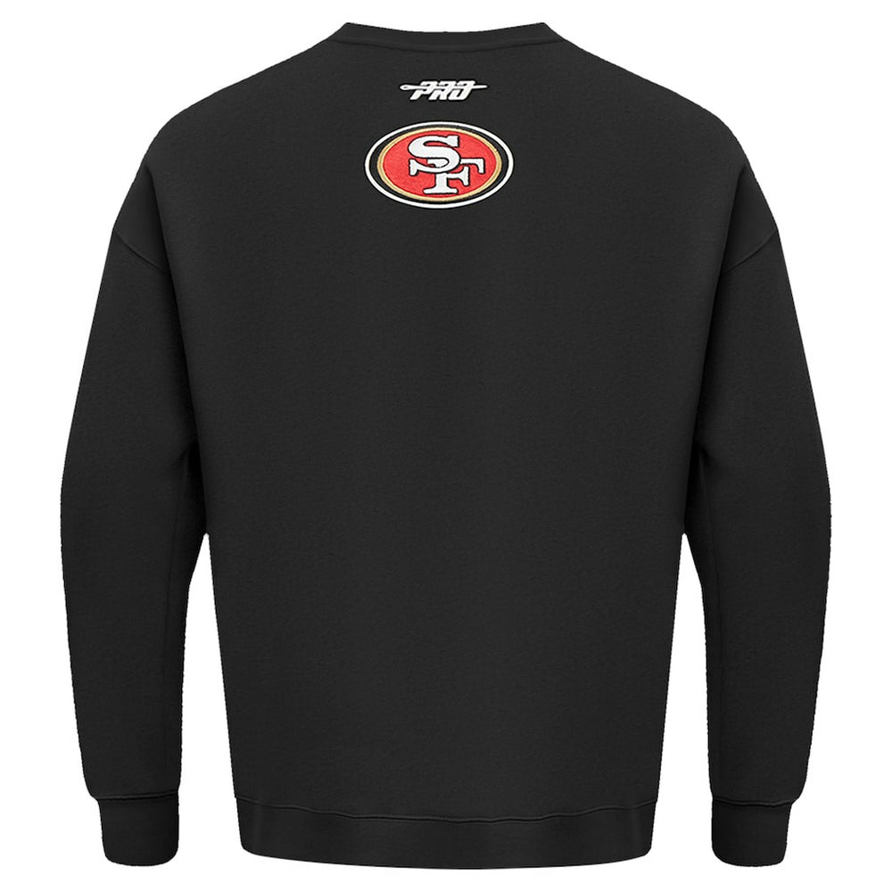 San Francisco 49ers  Pro Standard Turn It Up Drop Shoulder Pullover Sweatshirt