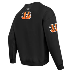 Cincinnati Bengals  Pro Standard Turn It Up Drop Shoulder Pullover Sweatshirt