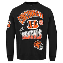 Cincinnati Bengals  Pro Standard Turn It Up Drop Shoulder Pullover Sweatshirt