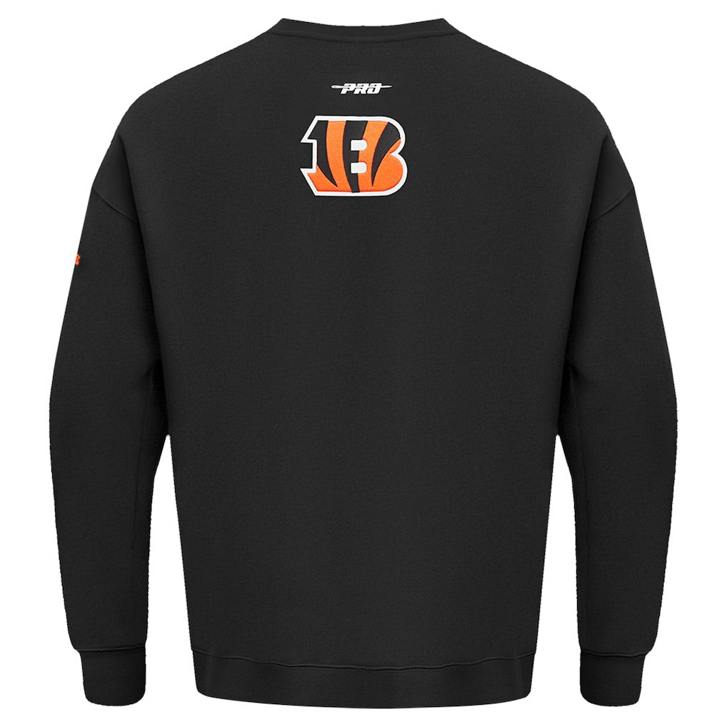 Cincinnati Bengals  Pro Standard Turn It Up Drop Shoulder Pullover Sweatshirt