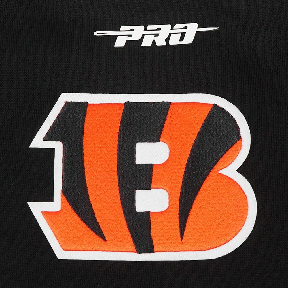 Cincinnati Bengals  Pro Standard Turn It Up Drop Shoulder Pullover Sweatshirt