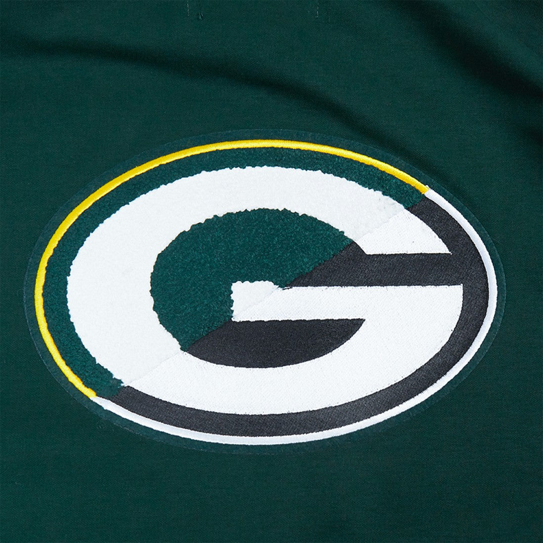 Green Bay Packers  Pro Standard Split Logo Double Knit Full-Zip Hoodie