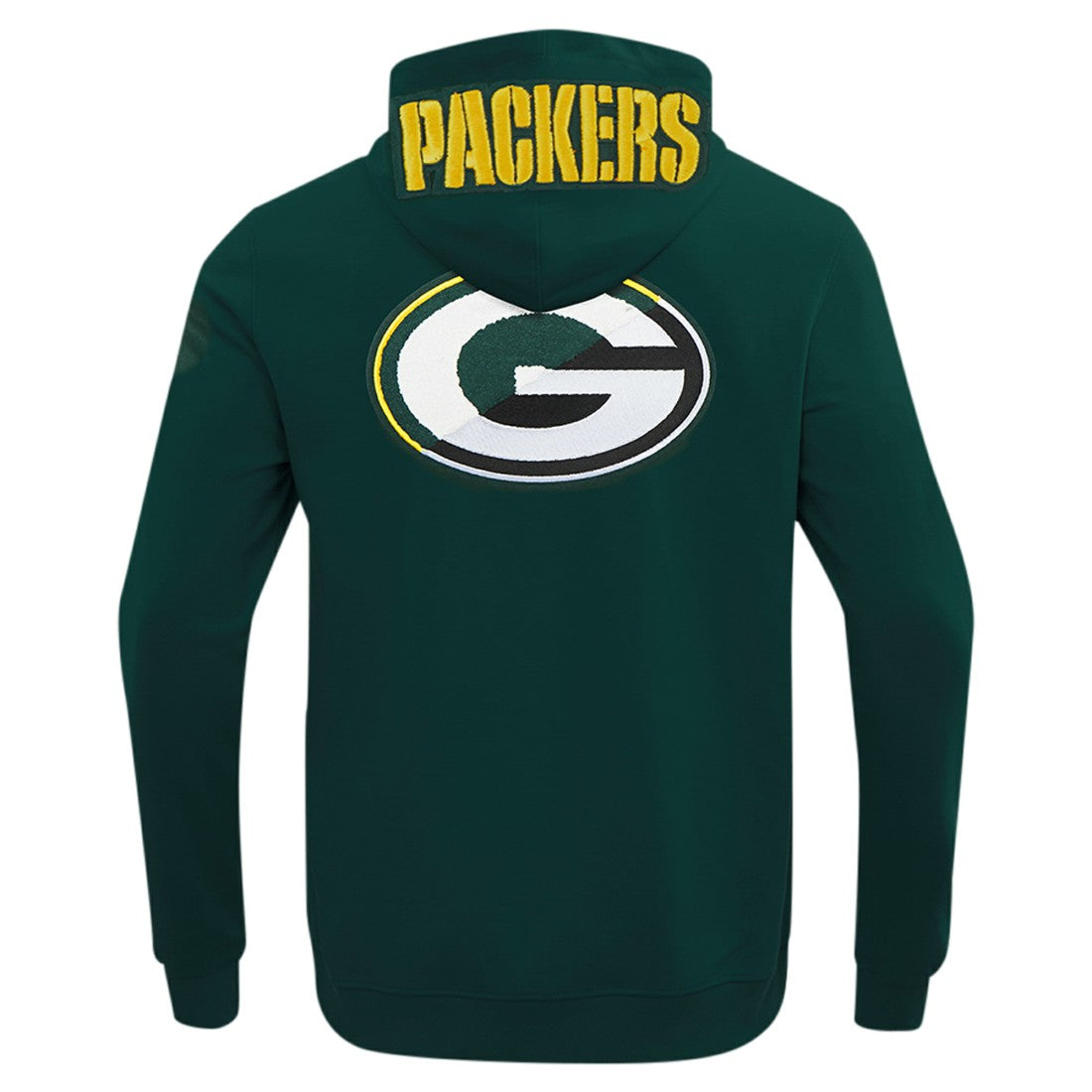 Green Bay Packers  Pro Standard Split Logo Double Knit Full-Zip Hoodie