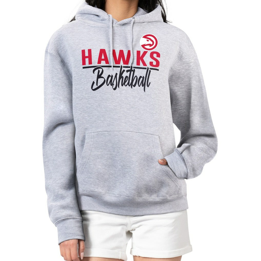 Atlanta Hawks G-III 4Her by Carl Banks Women's Graphics Fleece Pullover Hoodie New