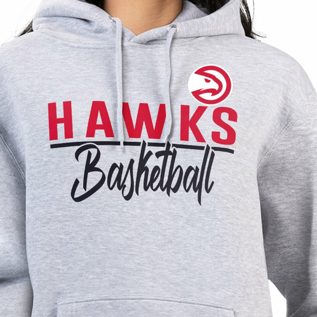 Atlanta Hawks G-III 4Her by Carl Banks Women's Graphics Fleece Pullover Hoodie New