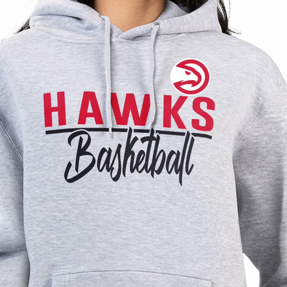 Atlanta Hawks G-III 4Her by Carl Banks Women's Graphics Fleece Pullover Hoodie New