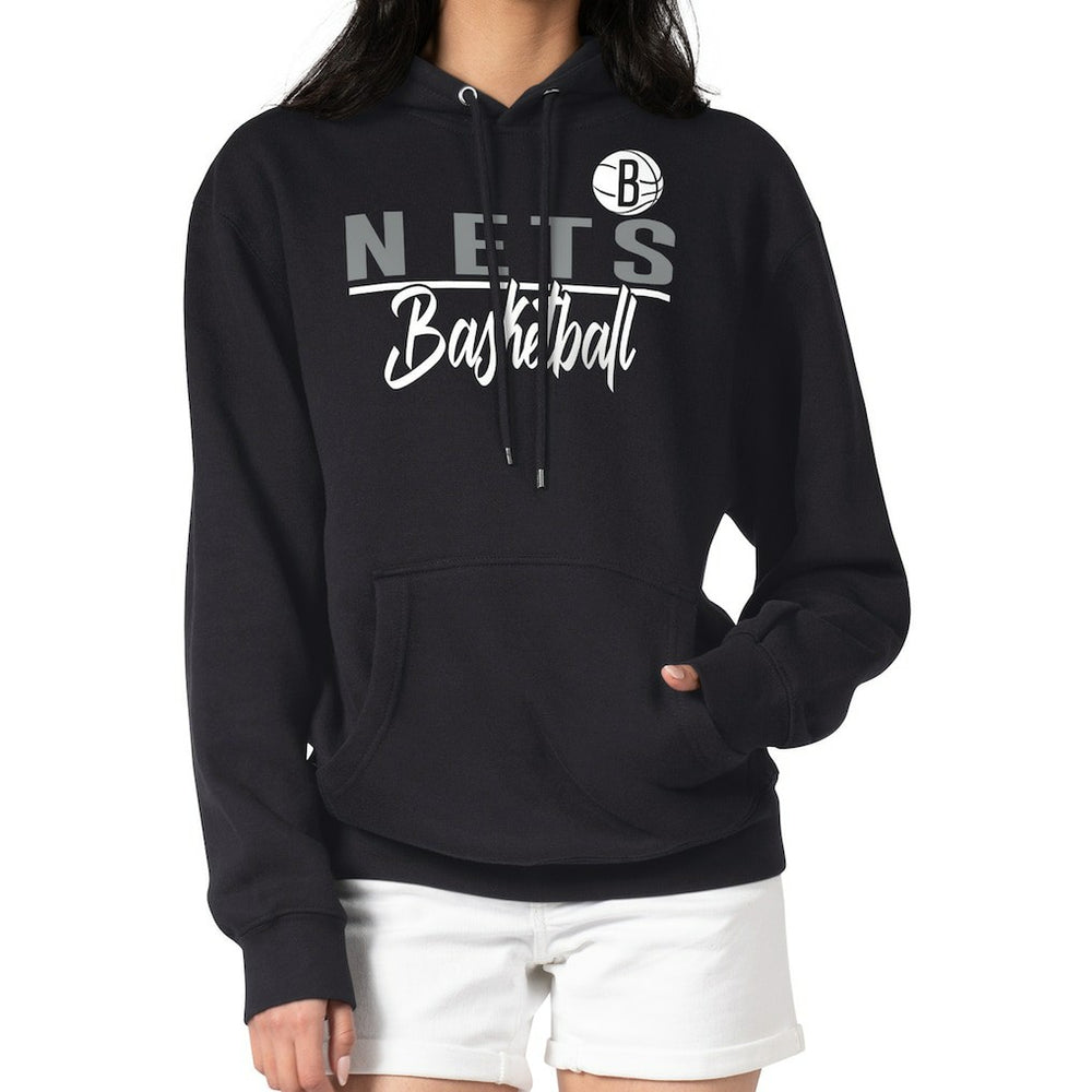 Brooklyn Nets G-III 4Her by Carl Banks Women's Graphics Fleece Pullover Hoodie On Sale