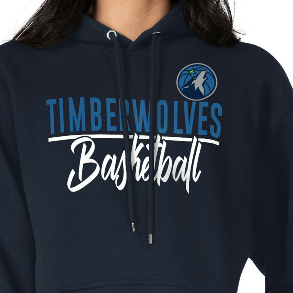 Minnesota Timberwolves G-III 4Her by Carl Banks Women's Graphics Fleece Pullover Hoodie New