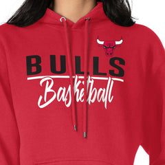 Chicago Bulls G-III 4Her by Carl Banks Women's Graphics Fleece Pullover Hoodie sale Discount
