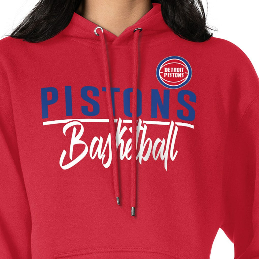 Detroit Pistons G-III 4Her by Carl Banks Women's Graphics Fleece Pullover Hoodie sale New