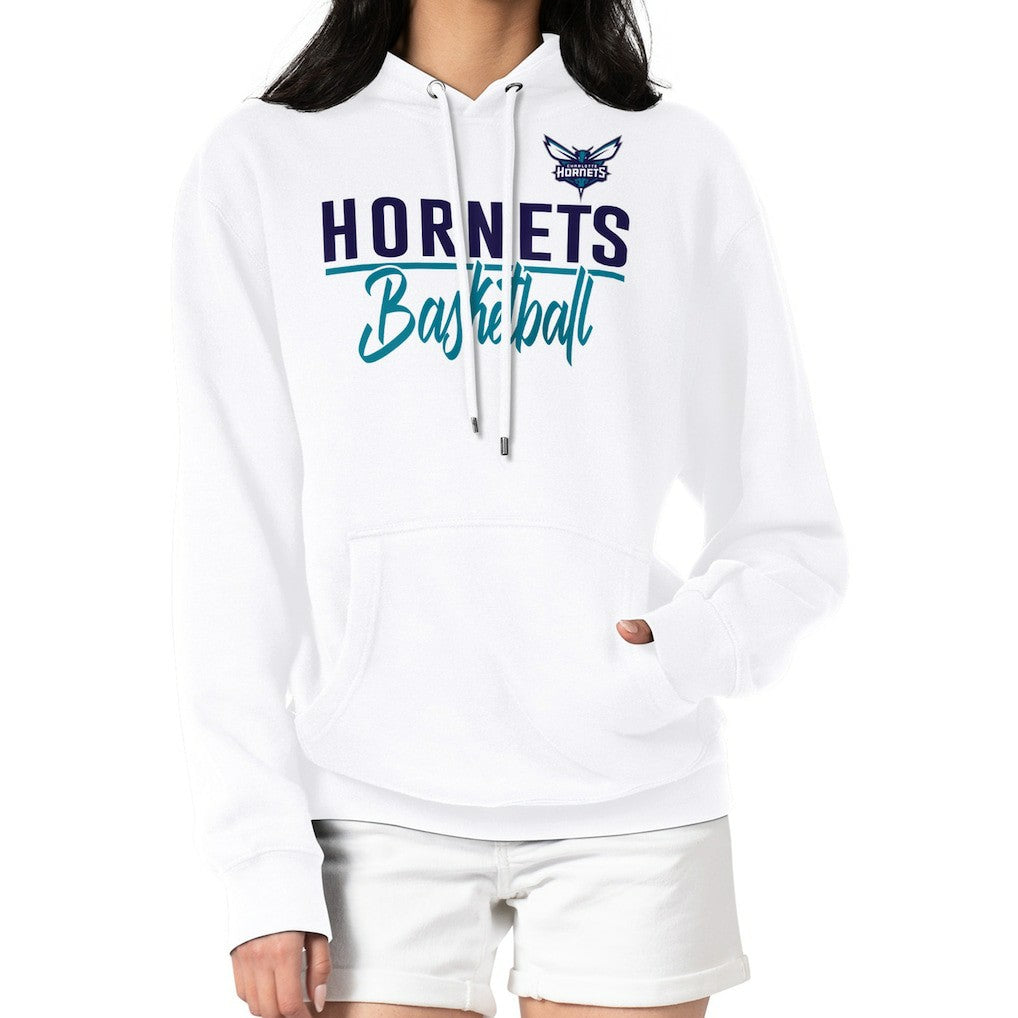 Charlotte Hornets G-III 4Her by Carl Banks Women's Graphics Fleece Pullover Hoodie New