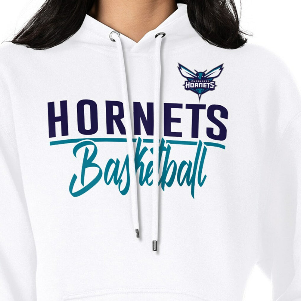 Charlotte Hornets G-III 4Her by Carl Banks Women's Graphics Fleece Pullover Hoodie New