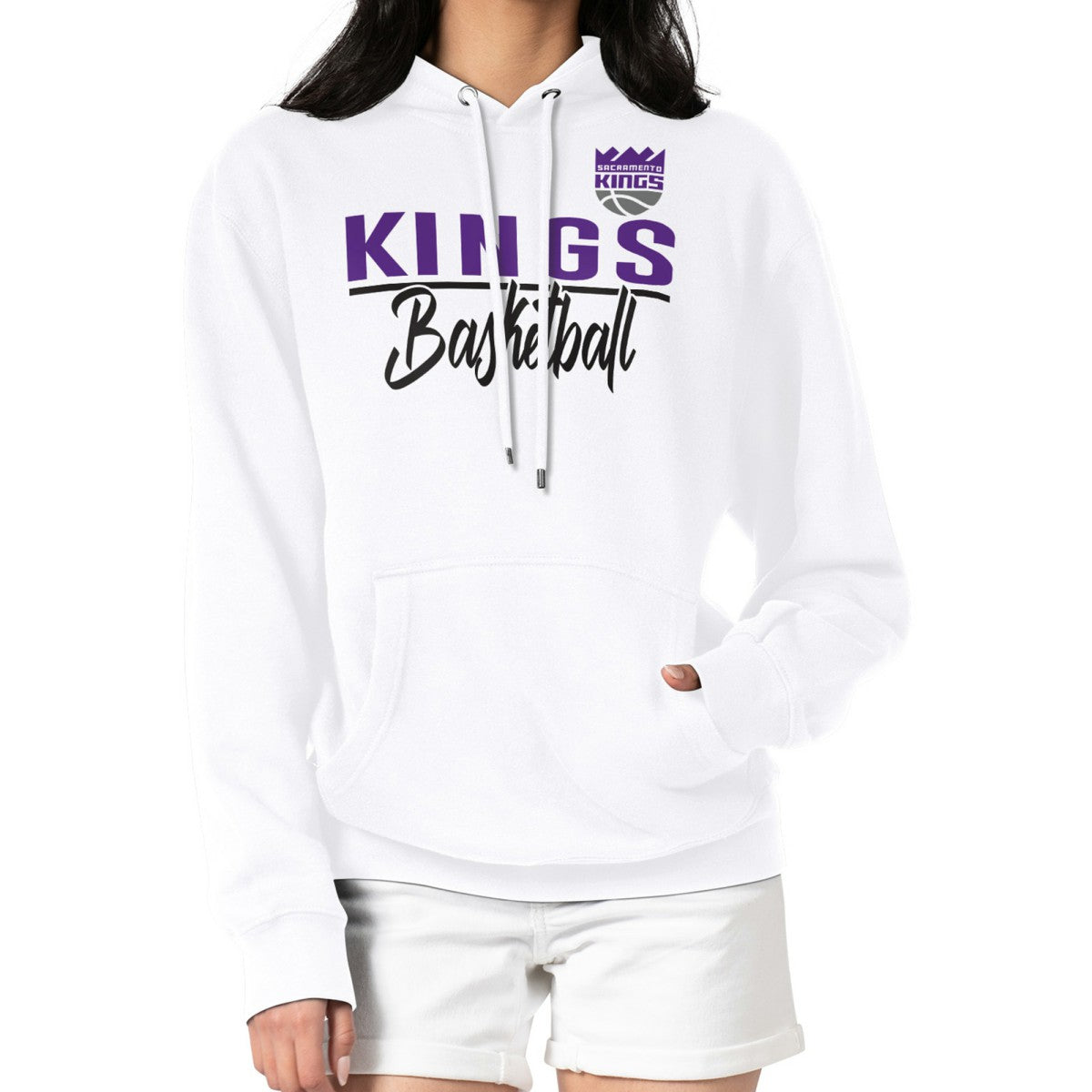 Sacramento Kings G-III 4Her by Carl Banks Women's Graphics Fleece Pullover Hoodie On Sale