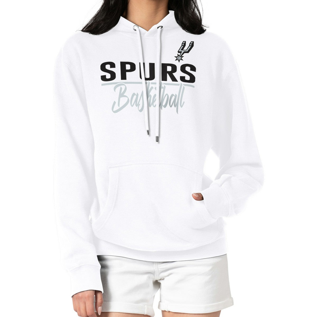 San Antonio Spurs G-III 4Her by Carl Banks Women's Graphics Fleece Pullover Hoodie For Sale