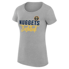Denver Nuggets G-III 4Her by Carl Banks Women's Super-Slim Fit Lightweight Team Sport V-Neck T-Shirt sale Discount