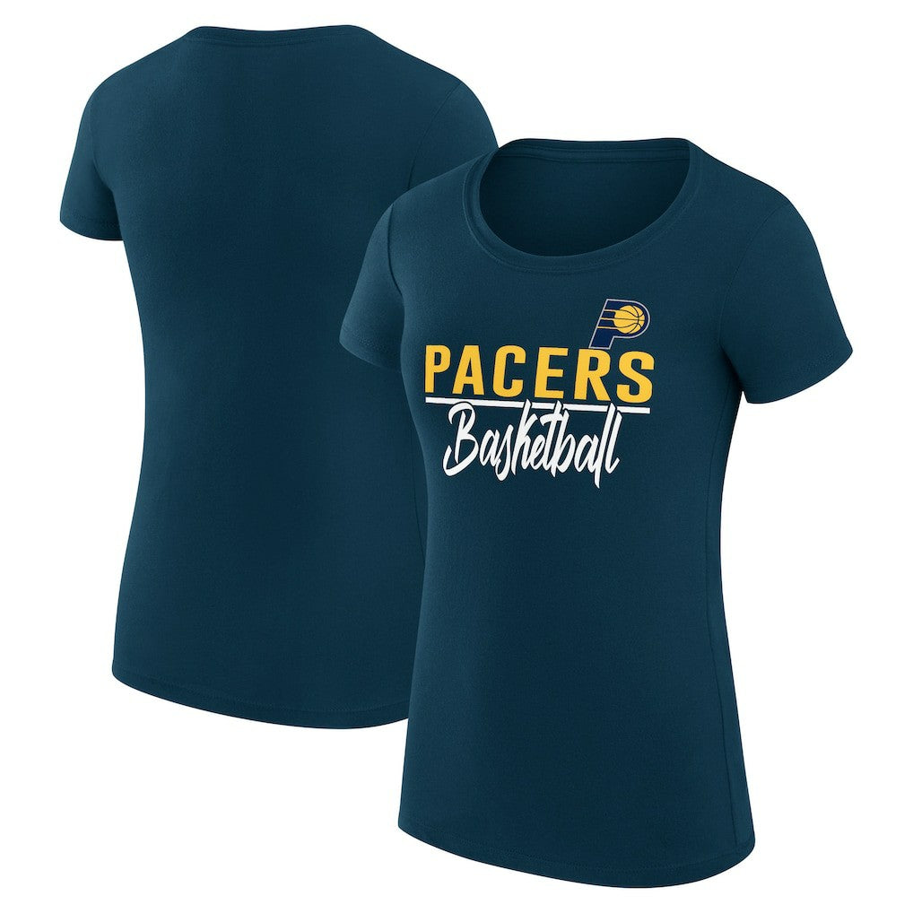 Indiana Pacers G-III 4Her by Carl Banks Women's Super-Slim Fit Lightweight Team Sport V-Neck T-Shirt Discount